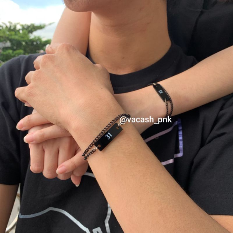 Gelang Custom | Gelang Couple | Gelang Custom Murah | Gelang Besi