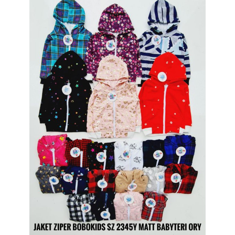 JAKET ANAK / JAKET HOODY BOBO KIDS JAKET SLETING ANAK JAKET KUPLUK ANAK JAKET HOODIE ANAK