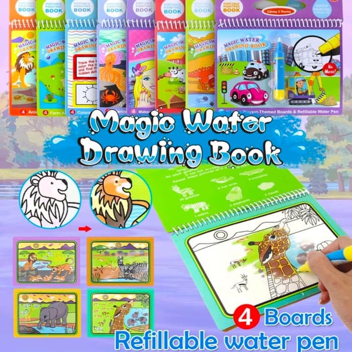 

Buku Gambar Ajaib/Buku Mewarna ajaib/MAGIC DRAWING BOOK BKIL_695