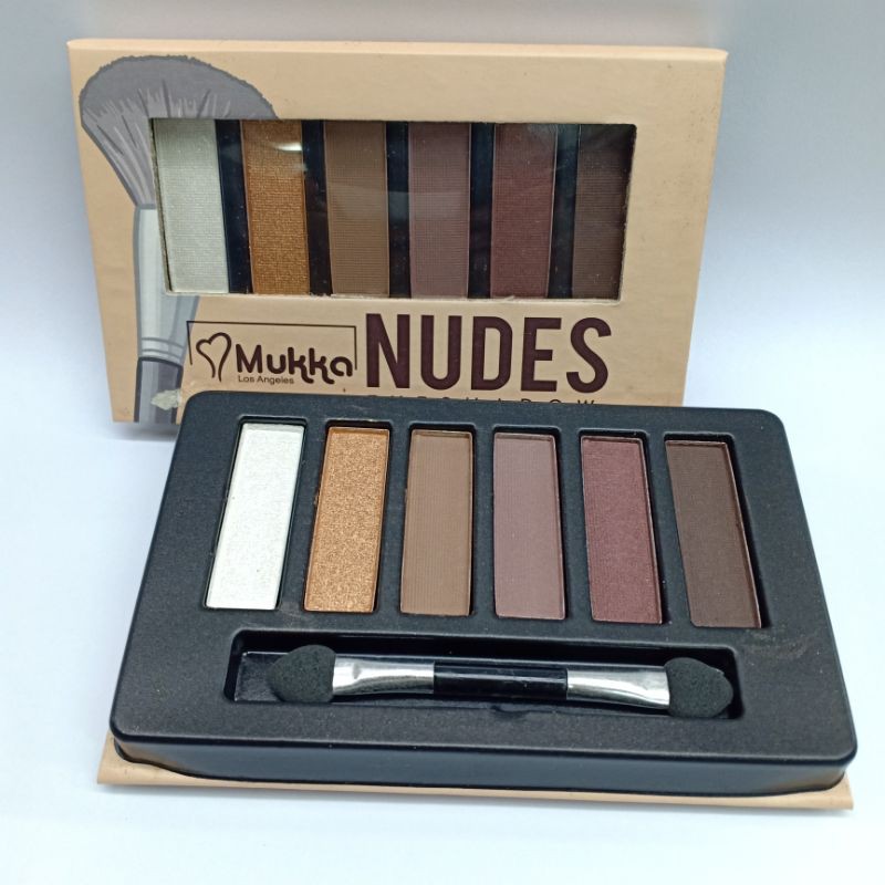 EYESHADOW MUKKA NUDES 6.WARNA SERI 2