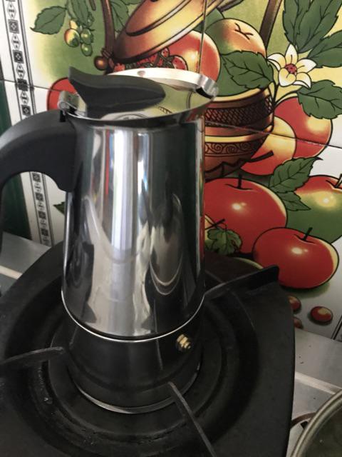 Moka Pot 6 Stainless 300ml Espresso Coffee Maker Teko Kopi 4 Cup