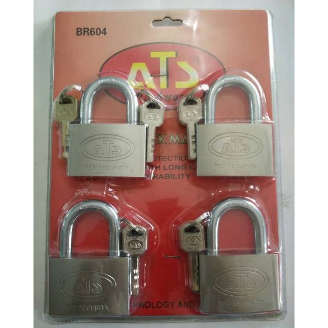 Gembok Masterkey Master Key ATS - 60mm 60 mm x 4pcs