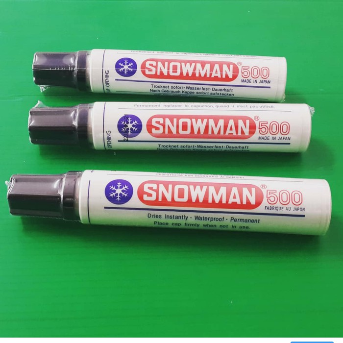 

Spidol Snowman 500 Jumbo Warna Hitam/biru