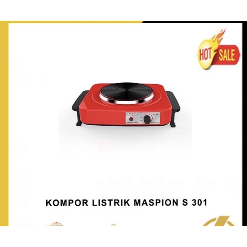 kompor listrik maspion original