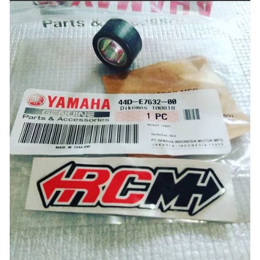 WEIGHT ROLLER XEON XEON RC 10 GRAM BISA JUGA UNTUK NMAX MIO Z MIO M3 ORI YAMAHA 44D-E7632-00 PERBIJI