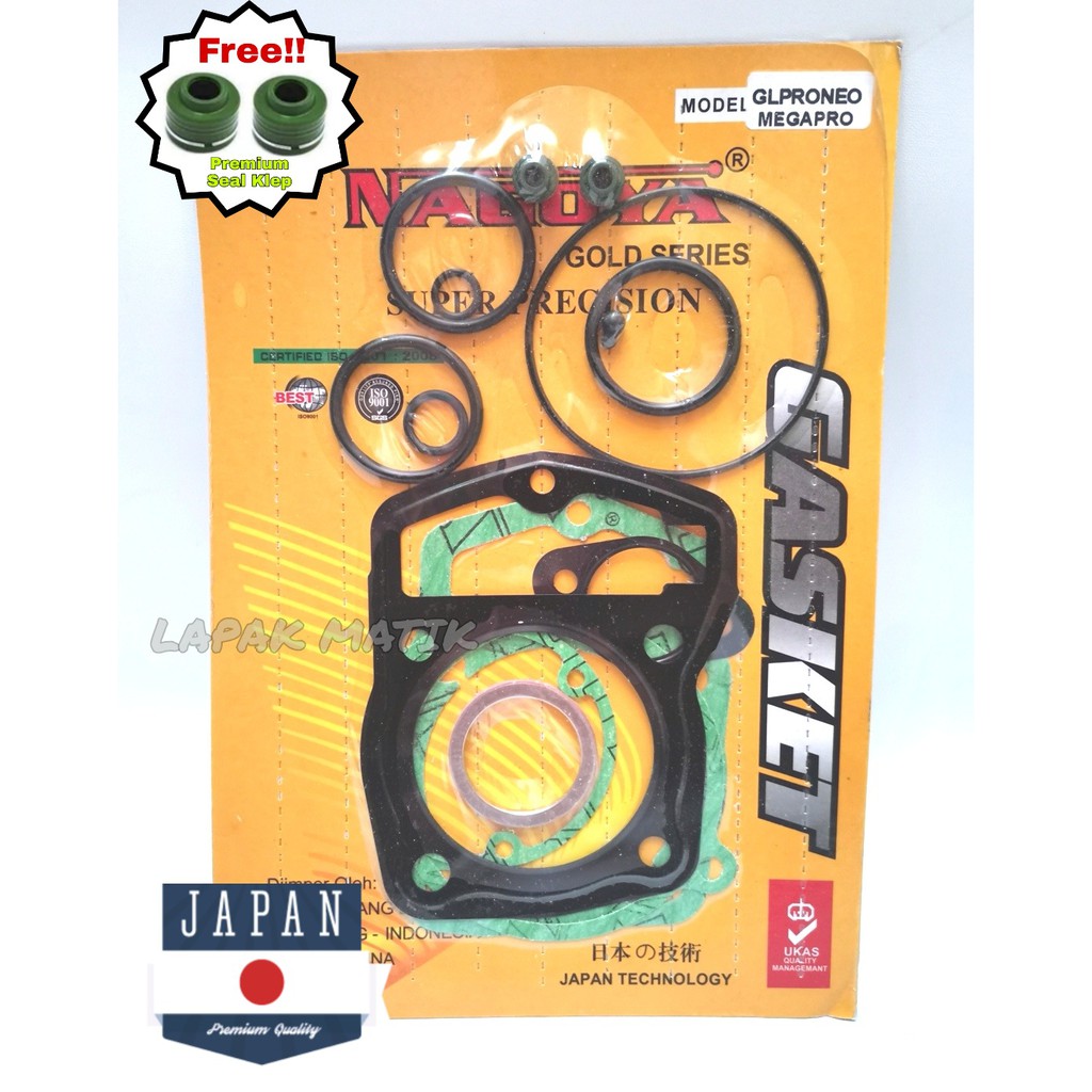 Paking Gasket TOP SET GL PRO NEOTECH MEGA PRO Nagoya Gold perpak packing