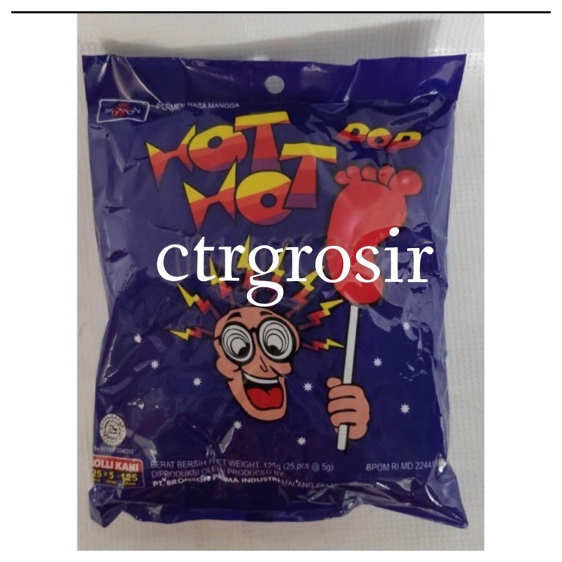 

Permen kaki / hot hot pop 125gr