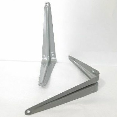 Siku rak L 6&quot; x 8&quot; Abu-abu / Shelf Bracket Besi Harga Per Pcs (G753)