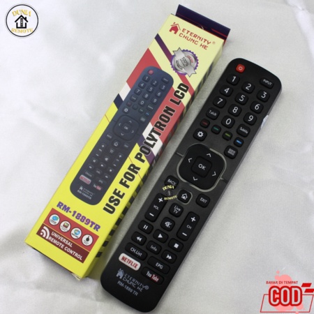 Remot Remote TV HISENSE Smart Android Multi Polytron 1889 tanpa setting EN2B27 NON VOICE