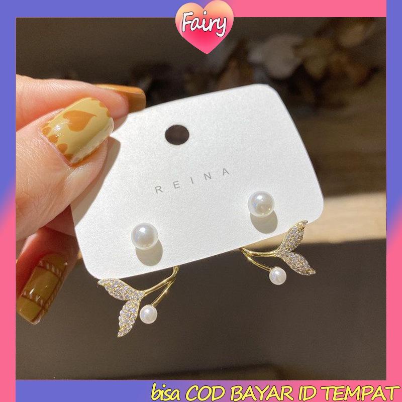 COD✨2022 Baru Anting 925 Perak Korea Anting Wanita Berlian Anting Tusuk Aksesoris Fashion Murah Earrings Jewelry Fashion Untuk Wanita  F