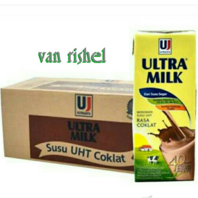 

Termurah!!!Susu ultra milk rasa coklat 200ml