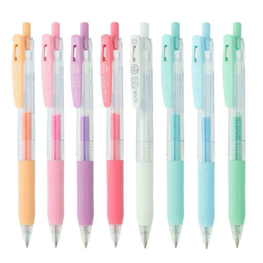 Pulpen SARASA Milk Color 0.5 (ORI) Clip Gel Ink Pen 0,5 Pena Tinta