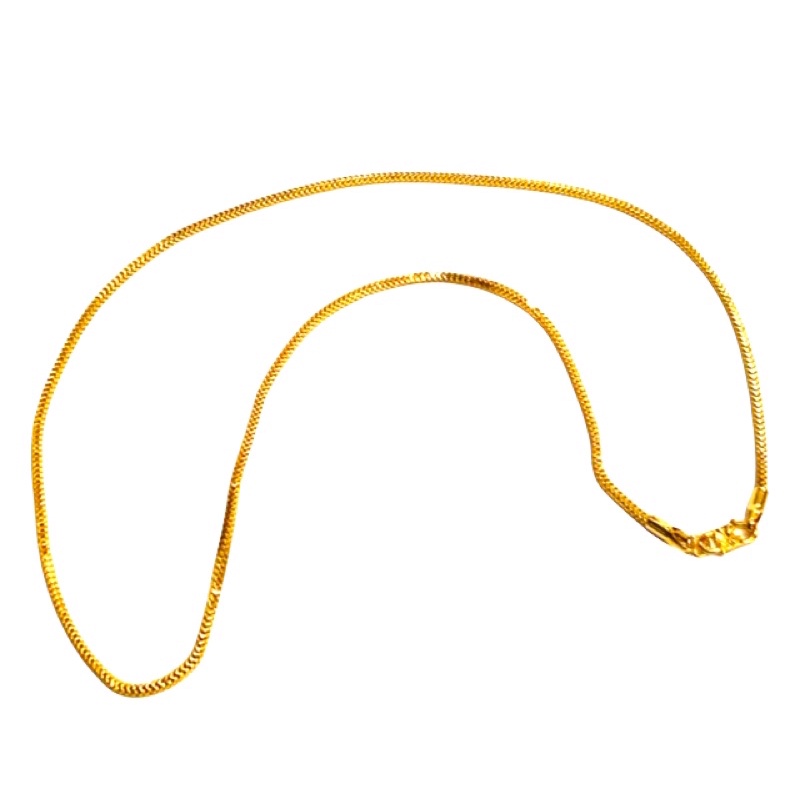 Kalung wanita / kalung milano lapis emas / kalun replika emas / kalung milano panjang 45 cm