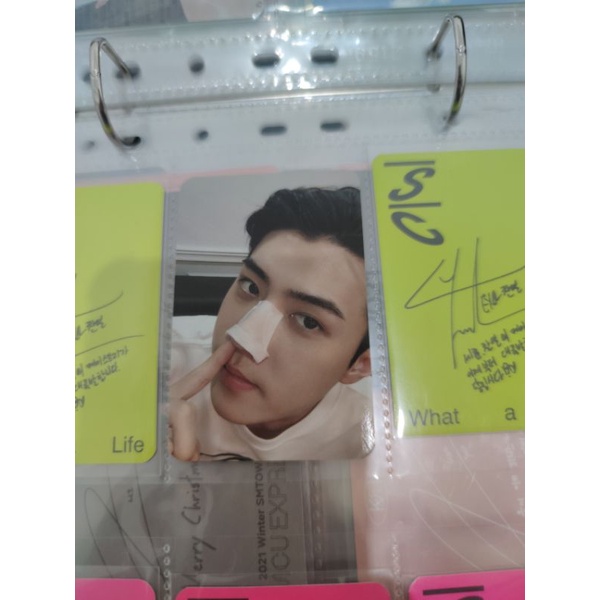 EXO Sehun what a life wal komedo porepack plester photocard pc official