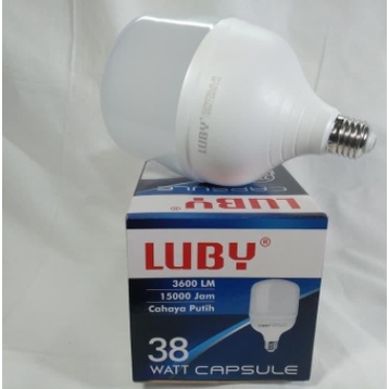 LUBY Lampu LED Capsule Bohlam 38Watt - Cahaya Putih LED 38W