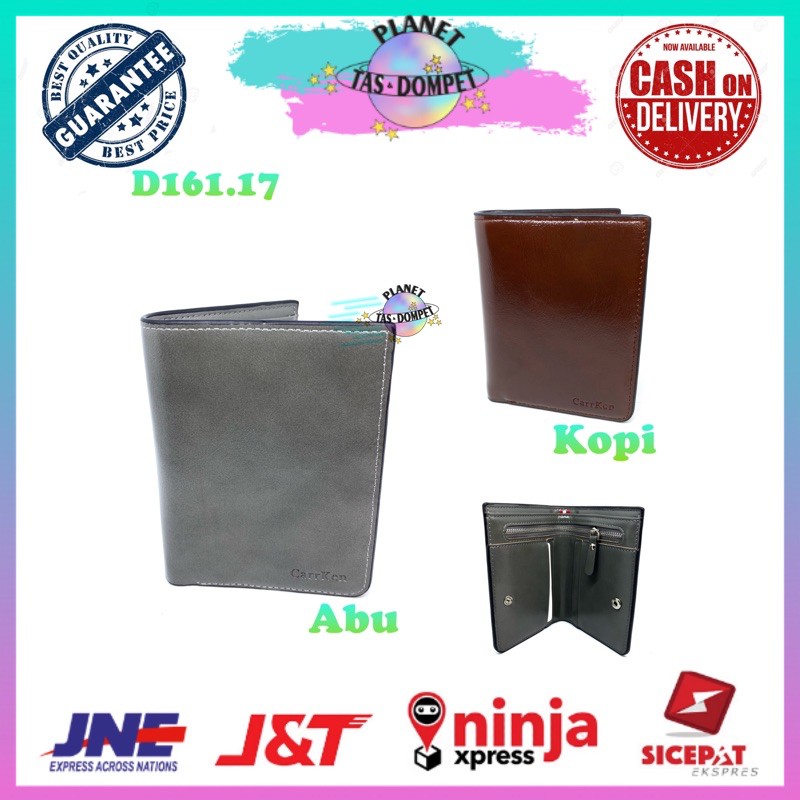 DOMPET PRIA IMPORT DOMPET LIPAT BAHAN KULIT