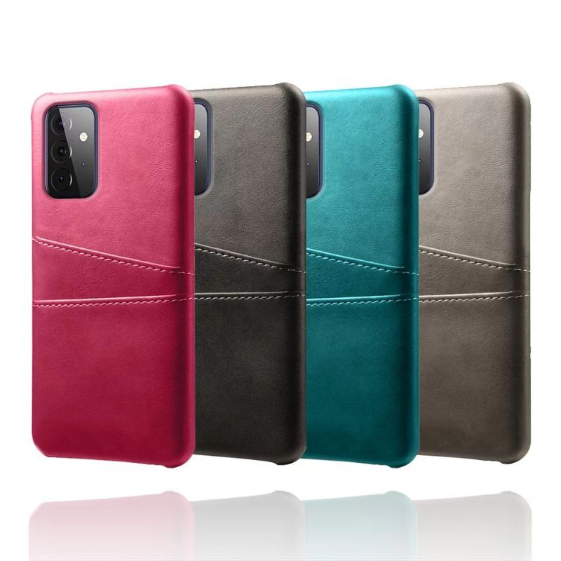 Leather Case Samsung Galaxy A52 & A72 Premium Leather Cover Wallet Card Slot Casing Kulit Sarung Hp