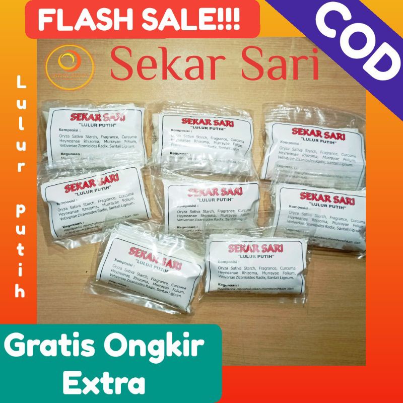 SEKAR SARI LULUR PUTIH Original 100% Asli Solo 1 Pcs