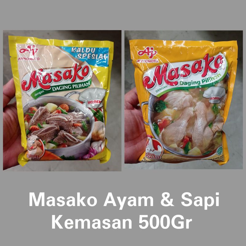 

Masako Daging Sapi dan Ayam 500gr