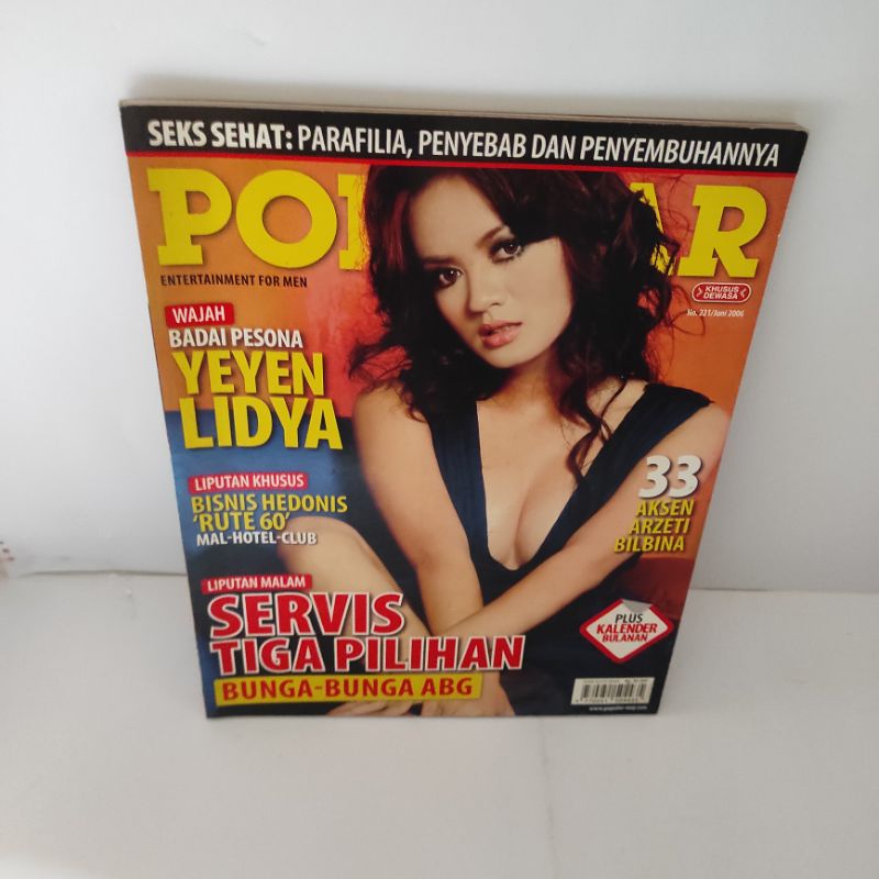 MAJALAH POPULAR NO. 221/2006 COVER YEYEN LIDYA