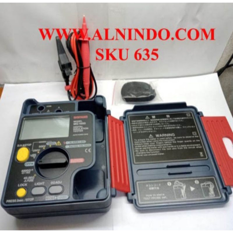 Digital Insulation Tester Sanwa MG1000
