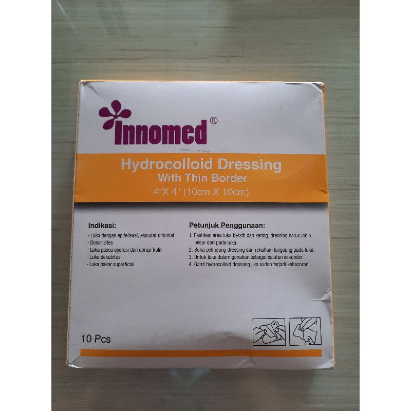 Hydrocolloid Dressing with thin border