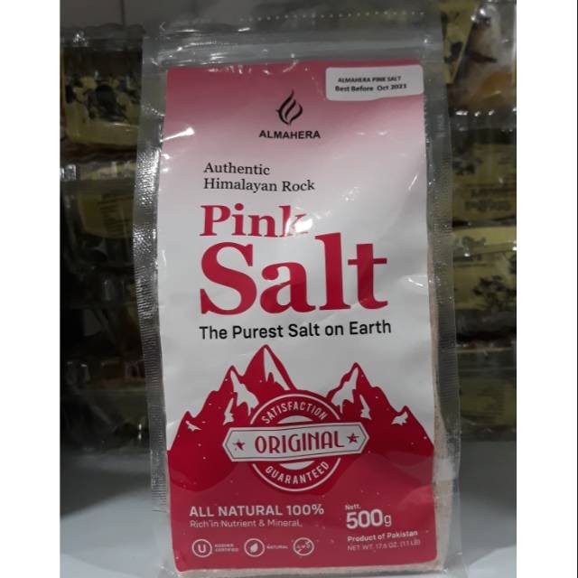 

READY - PINK SALT GARAM HIMALAYA 500GR