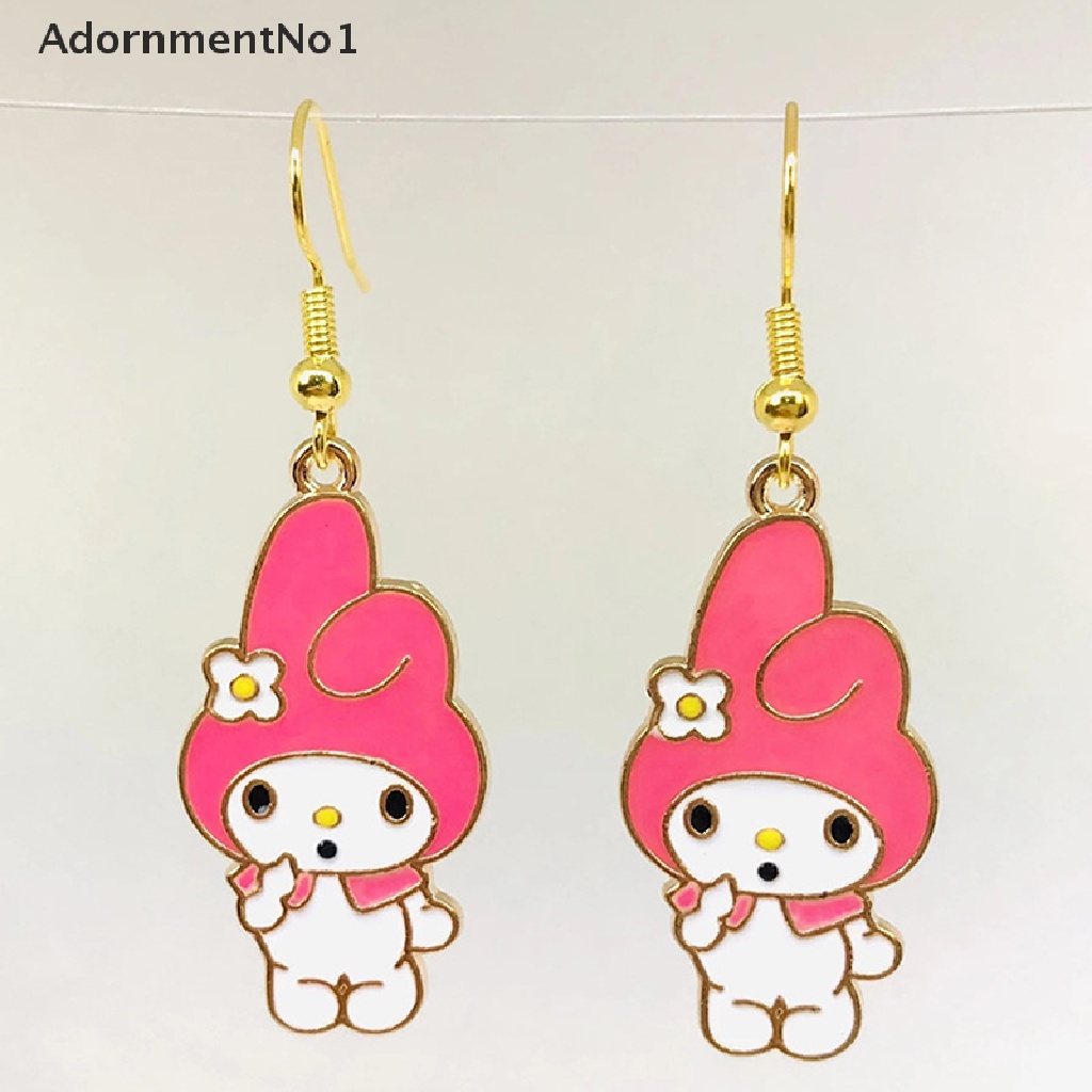 (AdornmentNo1) Anting Gantung Panjang Kait Motif Kartun Kelinci Untuk Perhiasan Wanita / Cosplay