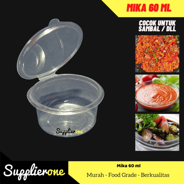 MURAH Cup Sambal / Cup Sambel / Wadah Sambal / Tempat Sambal Plastik