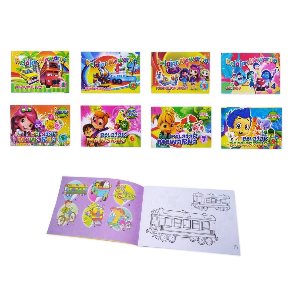 

Buku Mewarnai ukuran Kecil ukuran 24x15