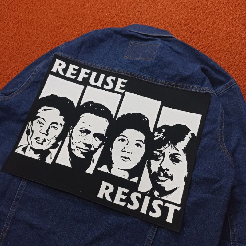 BACKPATCH  REFUSE RESIST SABLON BEST QUALITY