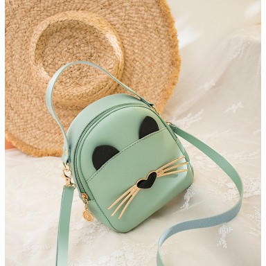 TAS RANSEL SELEMPANG KUCING CUTE