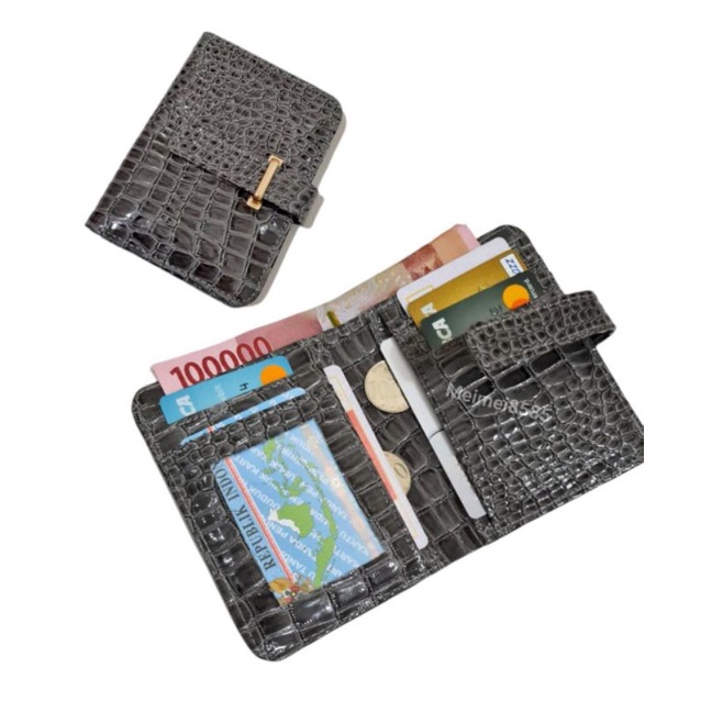 MEIMEISHOP DOMPET KARTU GAWANG CROCO GROSIR DOMPET KARTU FASHION BATAM MURAH WALLET WANITA