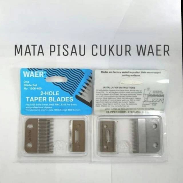 Mata Pisau Pengganti Merk WAER Bisa Untuk Cukuran Merk Lain Yang Sejen