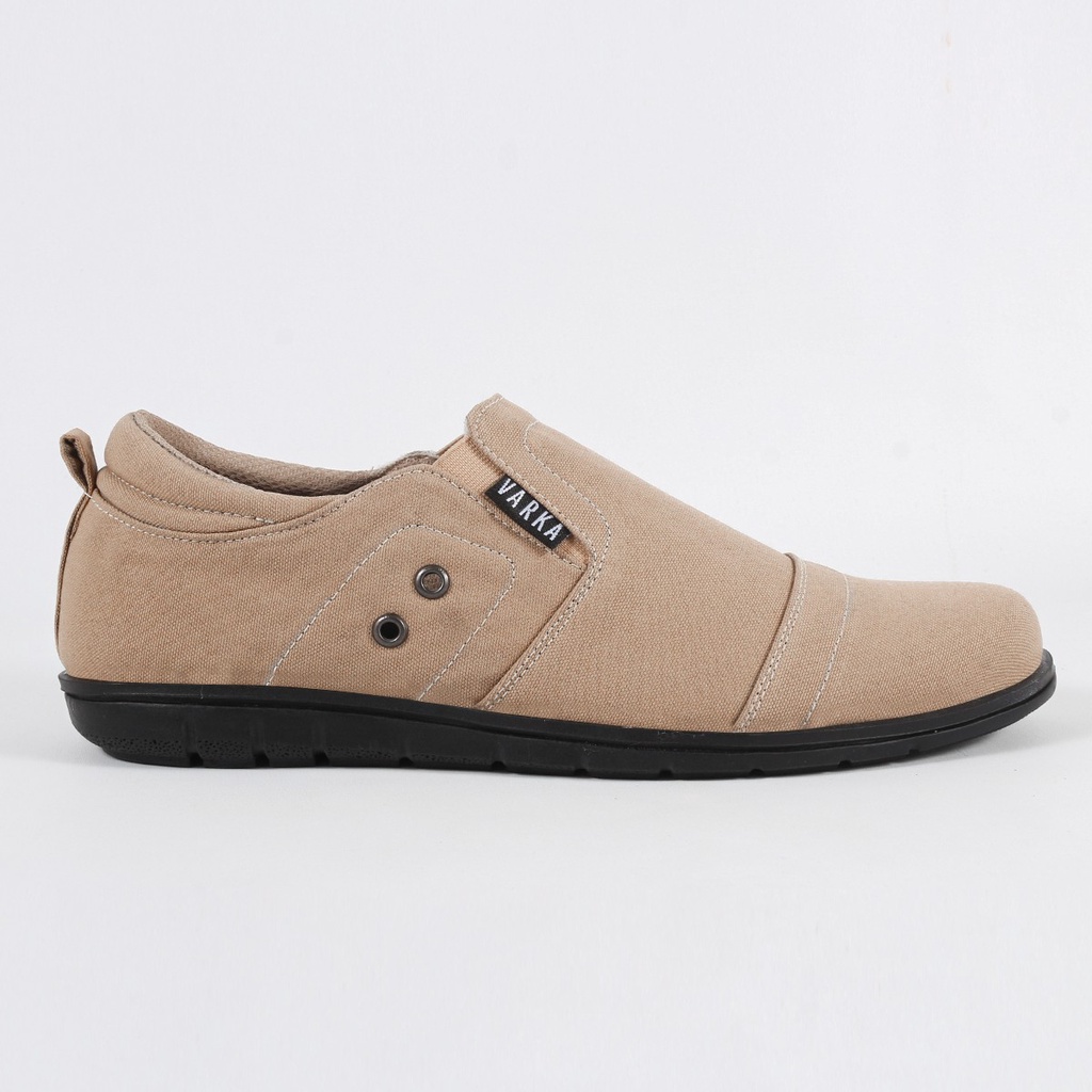 Sepatu Slip On Pria V 4468  Model Terbaru Brand Varka Sepatu Casual Santai Jalan Murah Berkualitas