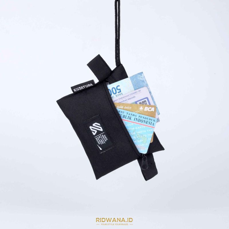 Sako Wallet Unisex Dompet Kecil Multifungsi Tas Kalung Pria Wanita Tempat Penyimpanan Barang Bawaan 