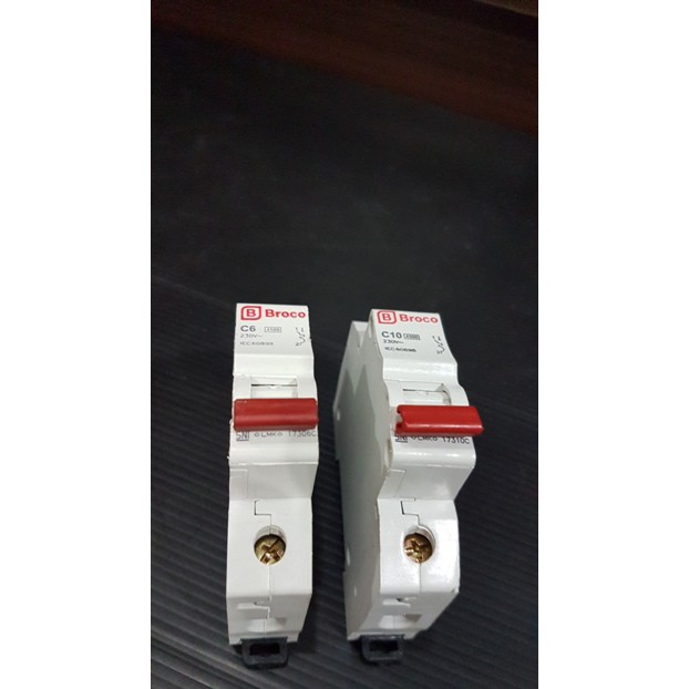 MCB BROCO 4 AMPERE 1 PHASE 230 VOLT / MINI CIRCUIT BREAKER
