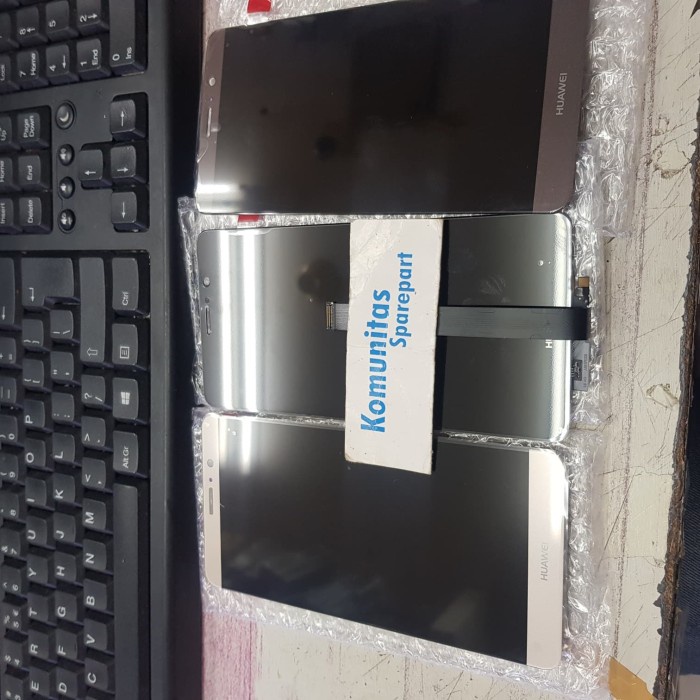 {SuheStore} LCD TOUCHSCREEN HUAWEI MATE 9 ORG - gold Diskon