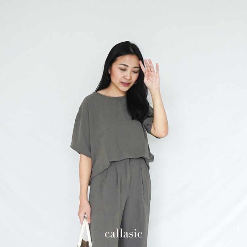 ERDAY TOPS - Atasan Linen Crinkle Jumbo - YORA TOP / Callasic