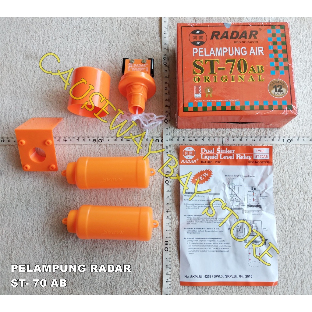 PELAMPUNG TANDON AIR RADAR