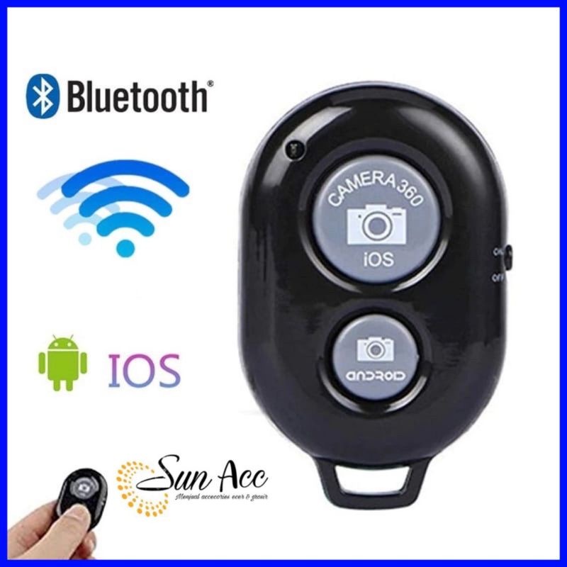 REMOTE SHUTTER / TOMSIS BLUETOOTH SELFIE WIRELESS CAMERA PHONE FOR ANDROID IOS 5.0 1 Penilaian 6 Terjual