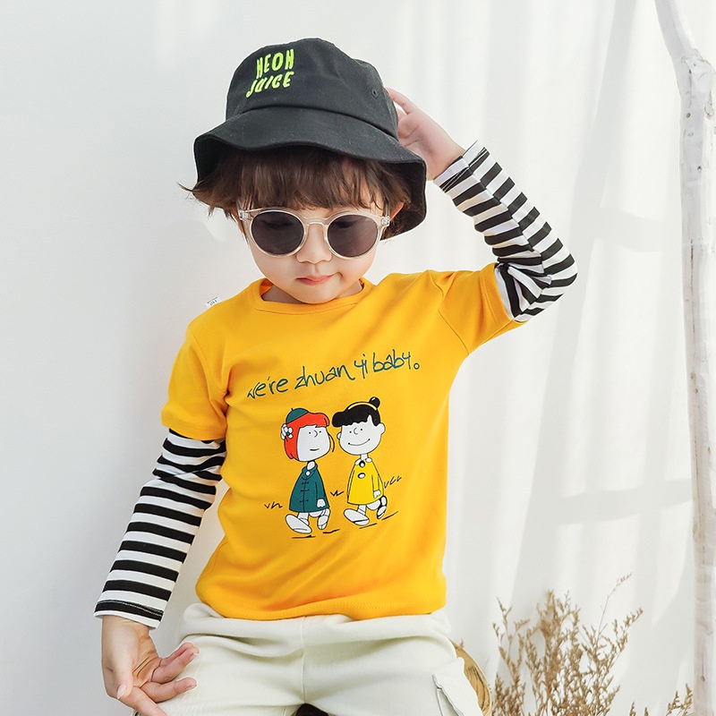 PUNCAK 12.12 Rose - Atasan Kaos Anak Lengan Panjang / Atasan Baju Anak Katun / Atasan Baju Anak Laki Laki - AL