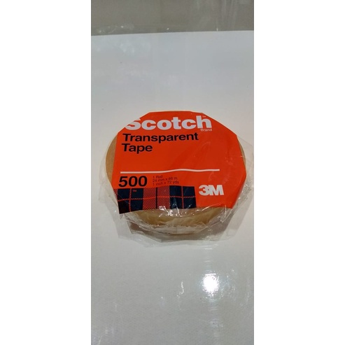 

Isolasi 3M 500L Transparan Tape 24MMX66M