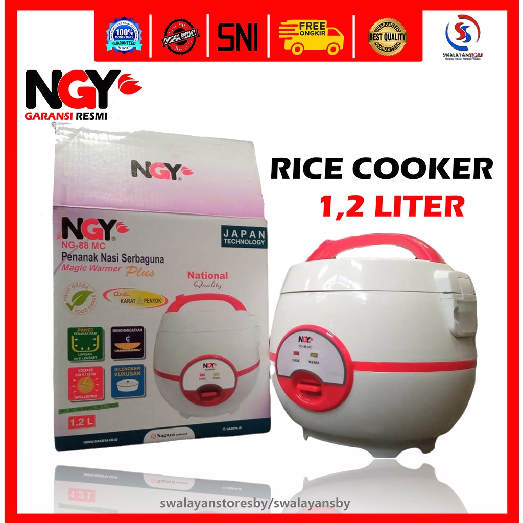 RICE COOKER NAGOYA 1,2 LITER GARANSI RESMI
