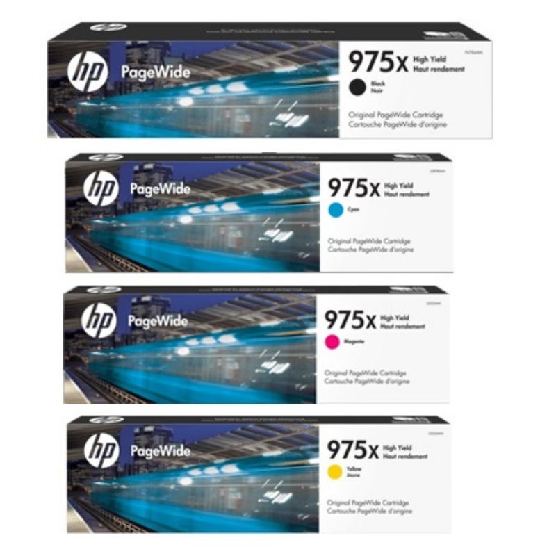 PAKET TINTA HP 975X (B/C/M/Y) INK CARTRIDGE ORIGINAL