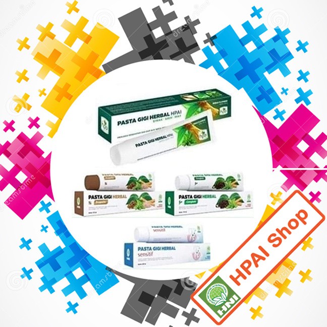 PASTA GIGI HERBAL Siwak & Mint - PGH Cengkeh - PGH Propolis - PGH Sensitif - HNI HPAI