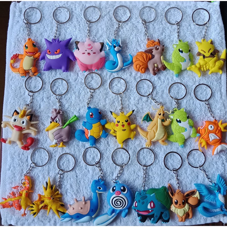 KC398 Souvenir Gantungan Kunci Gantungan Tas pokemon IDR 15,000