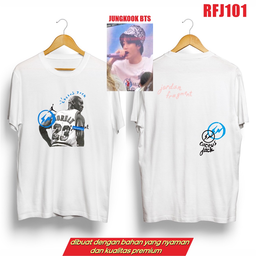 MURAH!!! KAOS KPOP JUNGKOOK JK SOUND CHECK KAKTUS RFJ101