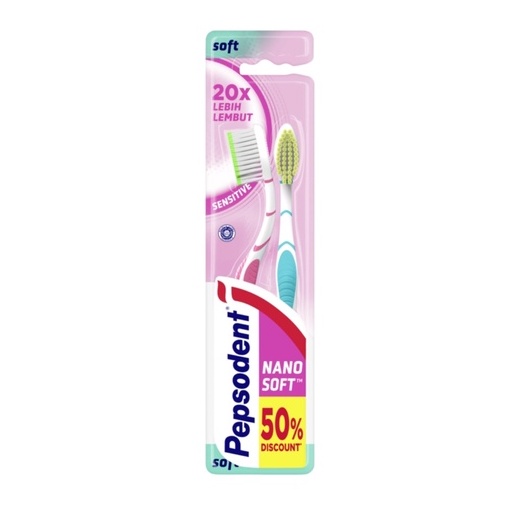 Pepsodent Sikat Gigi Double Care Sensitive 3pcs