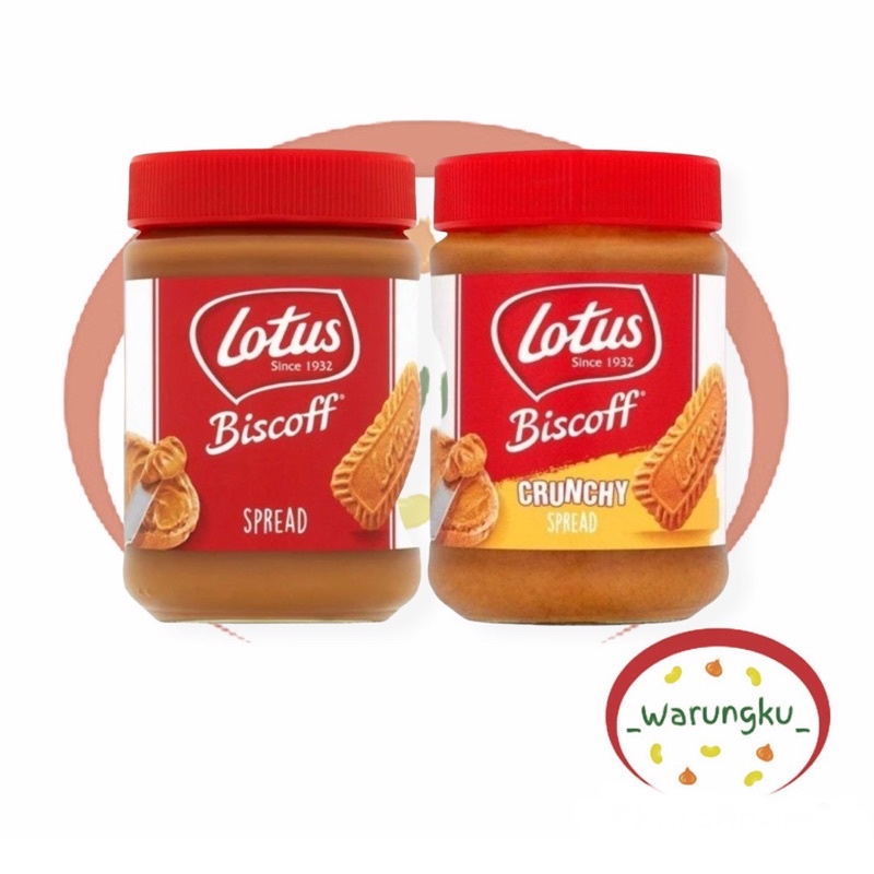 SELAI LOTUS 400gr BISCOFF SPREAD Crunchy Smooth